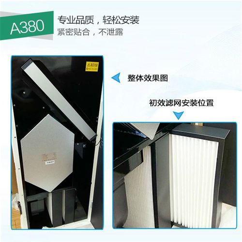 滤品帮 适配科罗迪托新风系统A380/B380柜式滤芯套装新风机过滤网