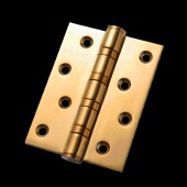 镜面亮光金色子母合页静音不锈钢轴承铰链木门加厚4寸5寸平开活页