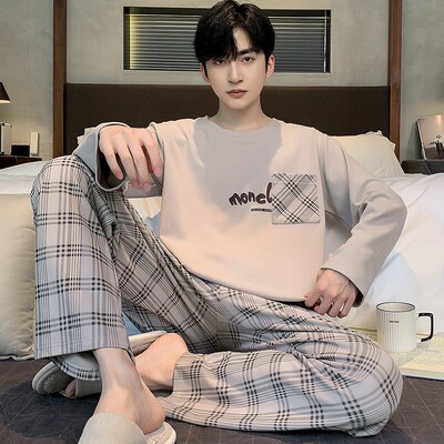 睡衣男款秋冬款2025新款男士德绒加厚冬天磨毛实干家居服套装冬季