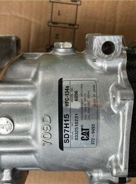原厂 卡特 320E空调330F压缩机7h15冷气泵3729493/挖土机 配件