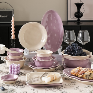 wuxin陶瓷碗碟套装盘子菜盘家用2025新款盘组合新婚礼物餐具礼盒