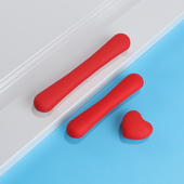 帝思威儿童房拉手衣柜柜门橱柜抽屉可爱卡通橡胶实木彩色衣柜把手