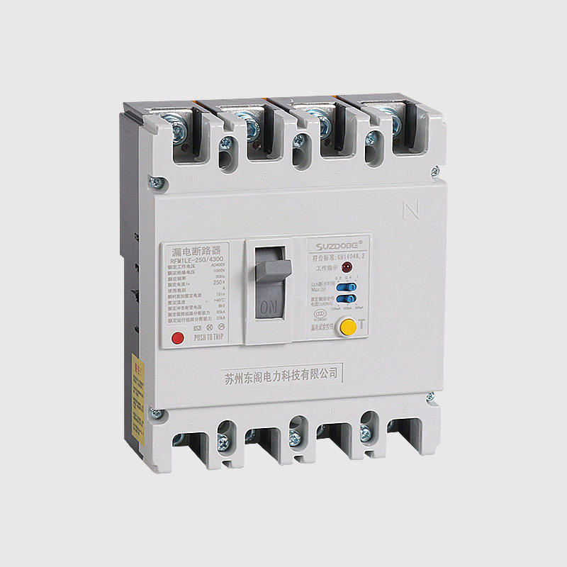 RFM1LE塑壳漏电断路器4P 三相漏保100A125A150A250安漏电开关225A