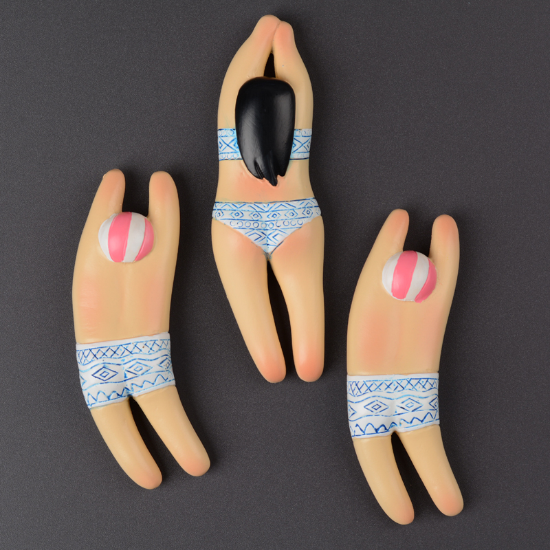 冰箱贴磁贴3D立体创意磁性装饰贴卡通个性定制磁铁留言贴吸铁石