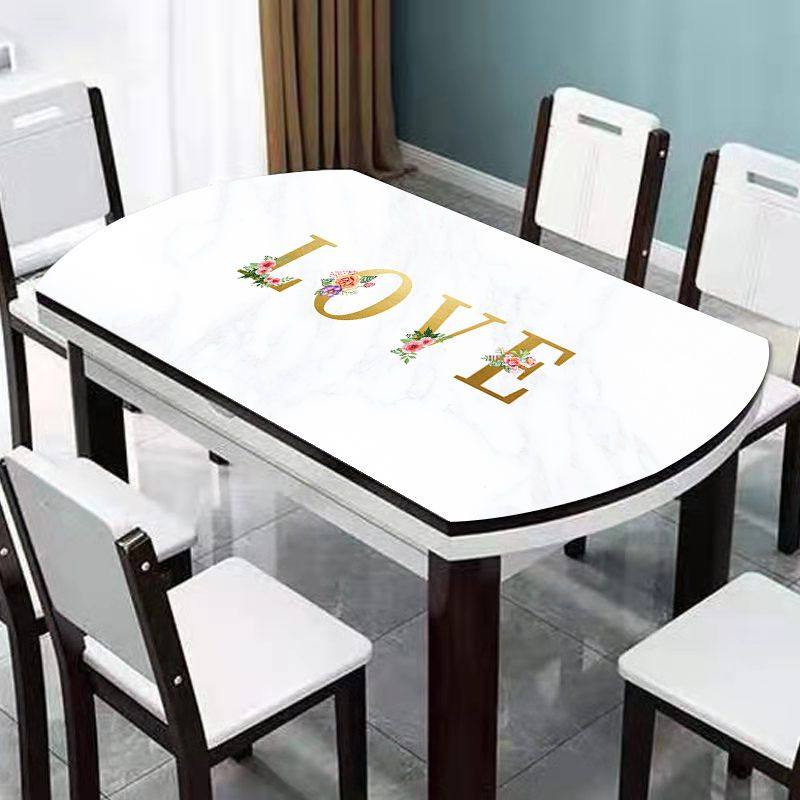 椭圆形pvc防烫桌垫防水防油桌布家用圆形简约水晶板盖布茶几台布,居家布艺,桌布,淘宝优惠券,粉丝福利购,淘宝优惠卷