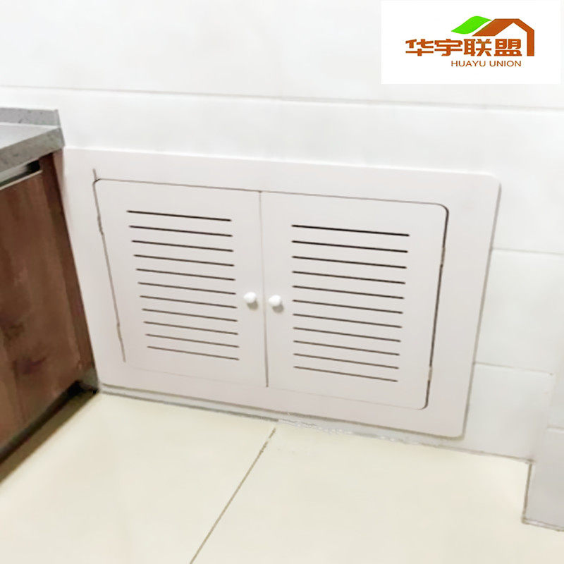 地暖分水器遮挡装饰罩卫生间管道弱电箱防水挡板检修出风口遮盖门