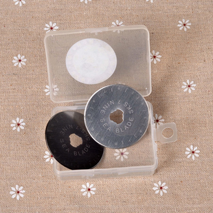 裁布切布衣服装拼布工具45mm滚刀轮刀DIY扁皮筋45C滚轮刀替换刀片