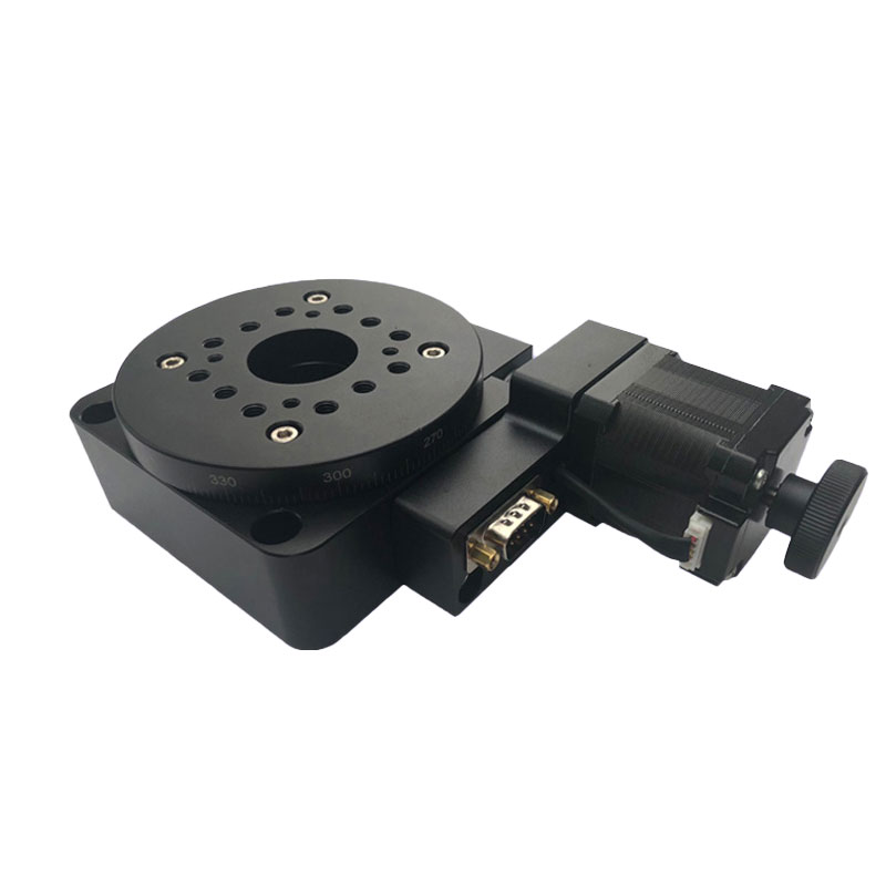 昊聚传动 电动旋转台LXRA200电控旋转工作台 转台 角度台