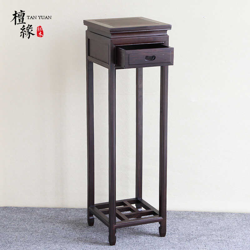 红木花架新中式实木仿古花几室内家用置物架高架客厅落地阳台盆景