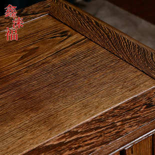 红木雕花条案鸡翅木玄关桌案供中式台仿古供桌台案几实木案平头