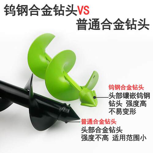 手电钻挖坑松土钻头ZXZT种旋花神种树移苗器螺合金栽锥形钻头大棚