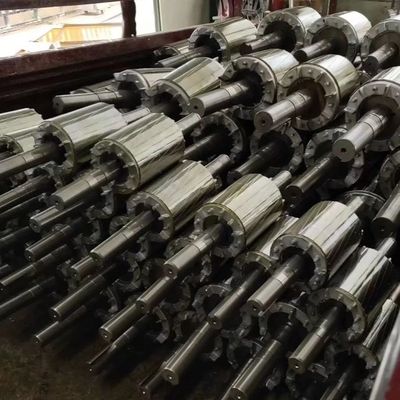 三相电机转子力矩电机转子轴维修电机转子新旧定转子传动轴配件