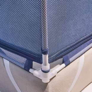 特密T型坐床蚊帐宫廷漆烤三防全摔家用防蚊帐厚底支架卧室蚊开门