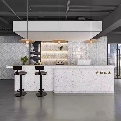 奶茶店收银台商用吧台餐饮品店蛋糕店柜台店铺小型前台桌接待台