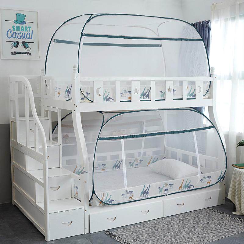 1单人免安装蚊帐三铺学生80上下0.8床90x190cm20.9m宿舍1.9开门米