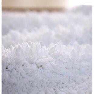 酒店长绒棉白色长毛地巾地垫家用纯棉吸水毛巾纯棉加厚吸水