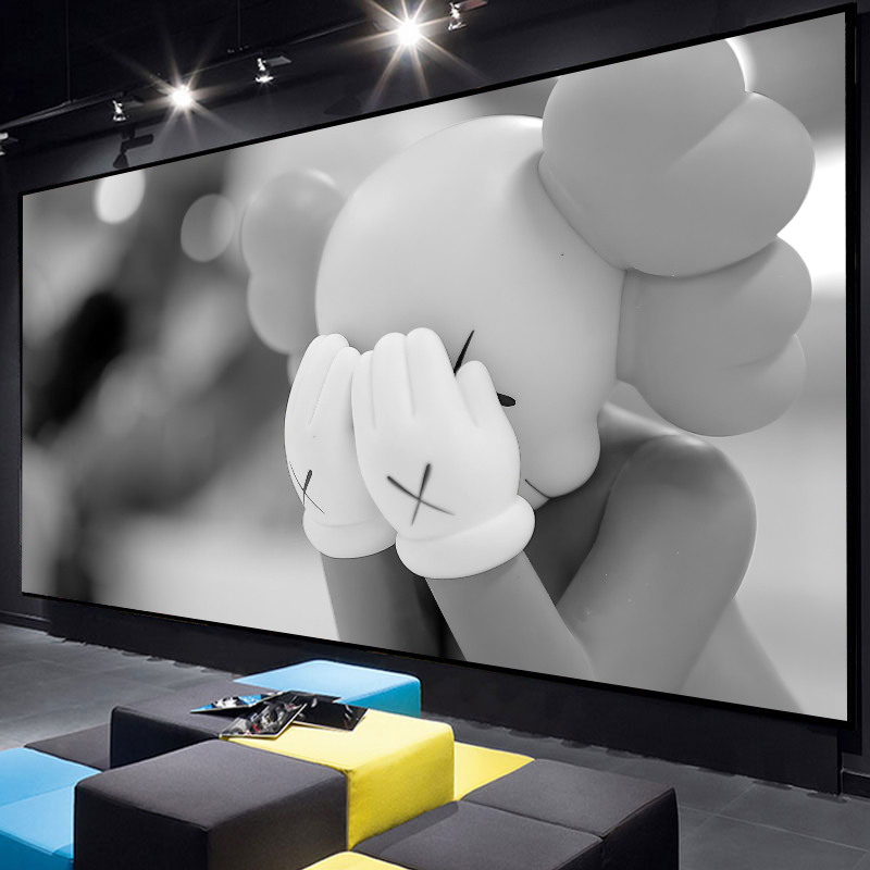 KAWS创意个性海报防水墙贴自粘店面卧室宿舍背景墙装饰墙壁贴画