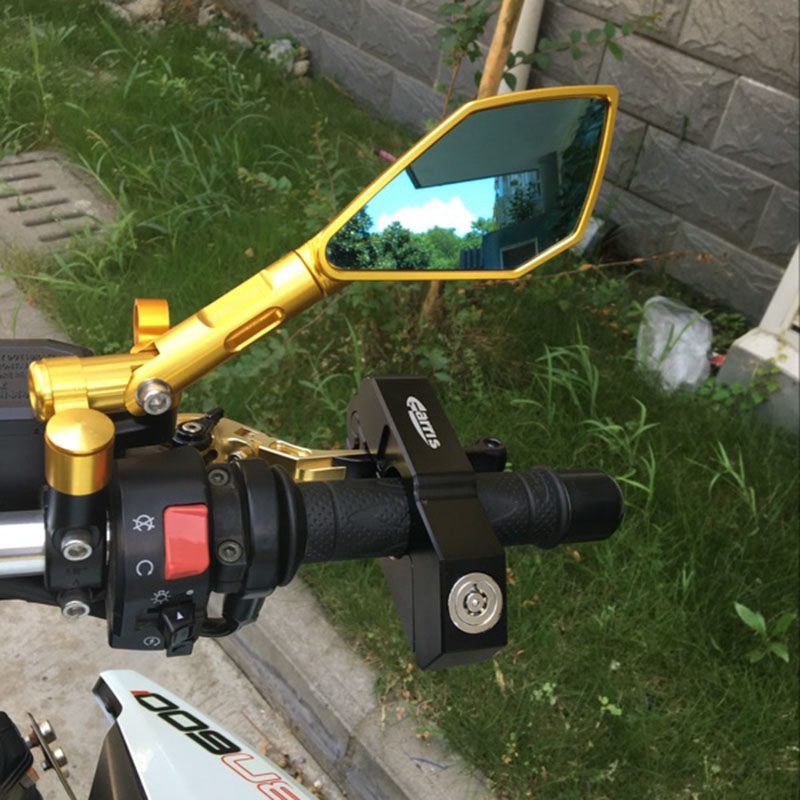 摩托车车锁黄龙改装配件电手把刹车电动车锁锁摩刹车牛角防盗锁