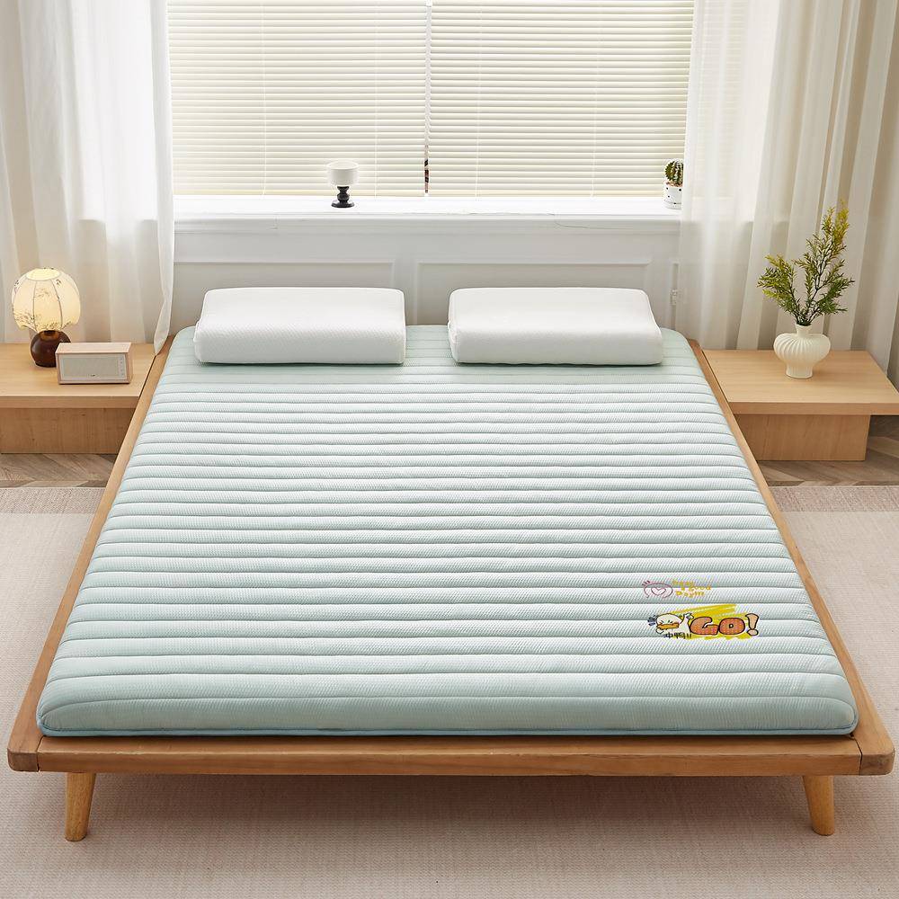 2025新款泡芙绵压花床垫家用垫子宿舍褥子学生单人软垫床垫榻榻米