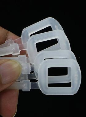 P包P字塑料打包扣塑料手拉扣手工打带25470用塑料扣塑紧料锁扣防