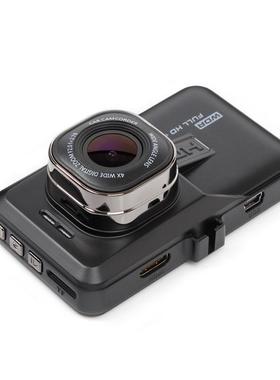 现0黑金钢车货载26019行车记录仪录108P双镜头单双可选高清倒车影