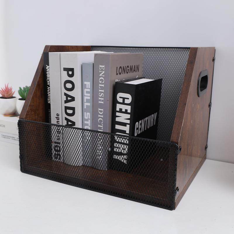 式木制黑架胶唱片架铁艺桌面台唱片存储复古乡风CD黑胶唱片CY-877,收纳整理,书桌收纳置物架,淘宝优惠券,粉丝福利购,淘宝优惠卷