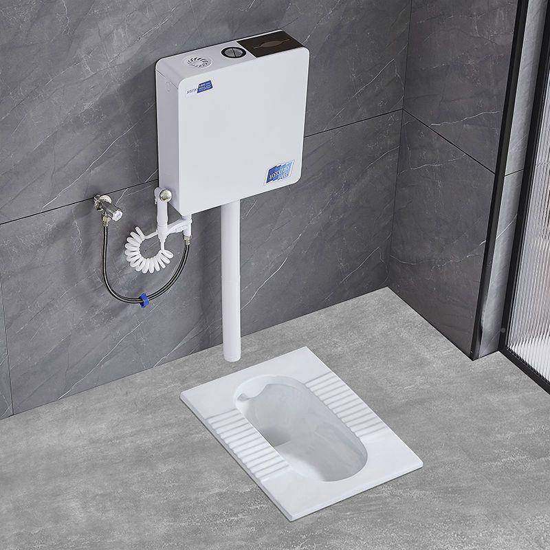 用930陶瓷蹲便器冲水便箱整便套装卫生间大器池家厕所蹲坑式防臭