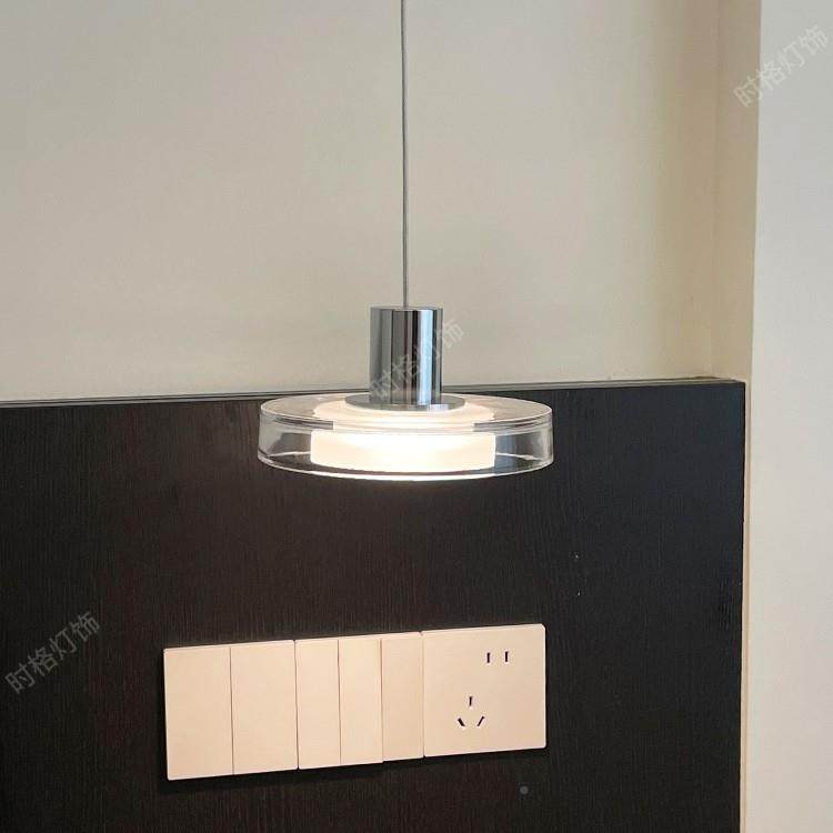 现代极简卧室小灯包豪吊客厅感餐厅意式简约设斯194计轻奢高端床