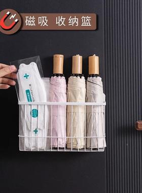 入户门后磁EYI吸口罩纳盒器神玄雨伞架关门口磁铁防盗门门上置收