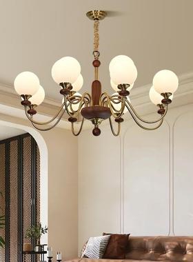 中古客厅吊灯大厅式豆主灯法式大气新款高级感卧美复古魔室96480