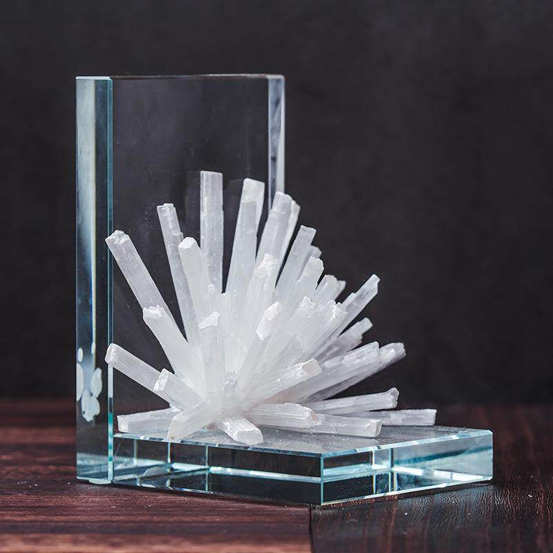 简约个性书靠摆件办公室书柜桌面书档水晶书立创意装饰书房摆件,电子元器件市场,其它元器件,淘宝优惠券,粉丝福利购,淘宝优惠卷