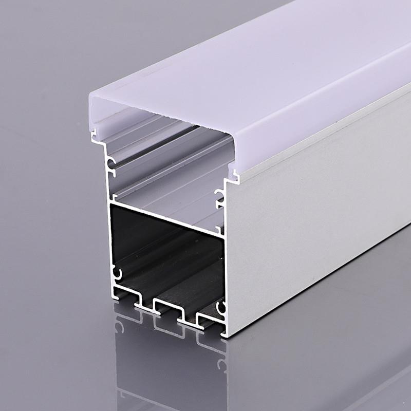 白色LED三防灯方形灯具外壳led硬灯条铝槽橱柜pc灯罩灯管铝材套件