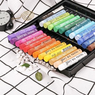 韩国盟友大师级油画棒套装72色120色精致木盒装软性油性蜡笔重彩