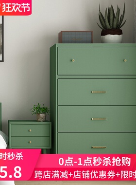 柜子贴纸墙纸自粘旧家具翻新复古绿色改色衣柜门橱柜壁纸装饰贴膜