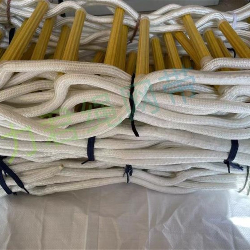 尼龙软梯10米 消防软梯15米 钢丝绳软梯20m 家用逃生软梯5M 绳梯