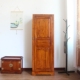 简约原实木衣柜单门60cm宽小户型窄儿童单人独柜子收纳储物橱卧室