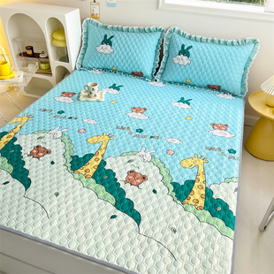 定制纯棉床垫家用1米5全棉儿童一米二床褥子夏季榻榻米软薄垫防滑