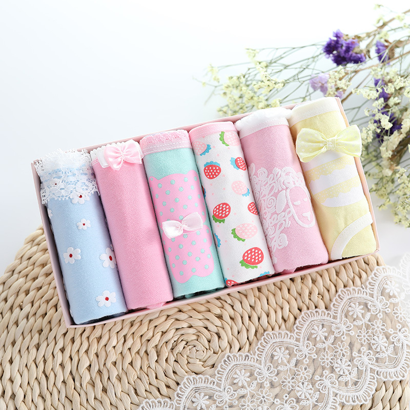 11-15-13-14-16-17-12岁初中学生女孩高中生中腰内裤纯棉三角裤头