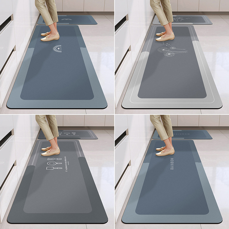 厨房地垫硅藻泥吸水垫门口耐脏脚垫家用防滑防油垫子免洗可擦地毯,居家布艺,厨房地垫,淘宝优惠券,粉丝福利购,淘宝优惠卷