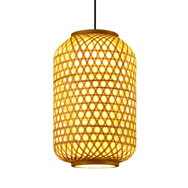 日式竹编吊灯复古藤艺草帽灯竹艺茶室饭店餐厅新中式灯笼藤编灯罩,家装灯饰光源,餐厅吊灯,淘宝优惠券,粉丝福利购,淘宝优惠卷