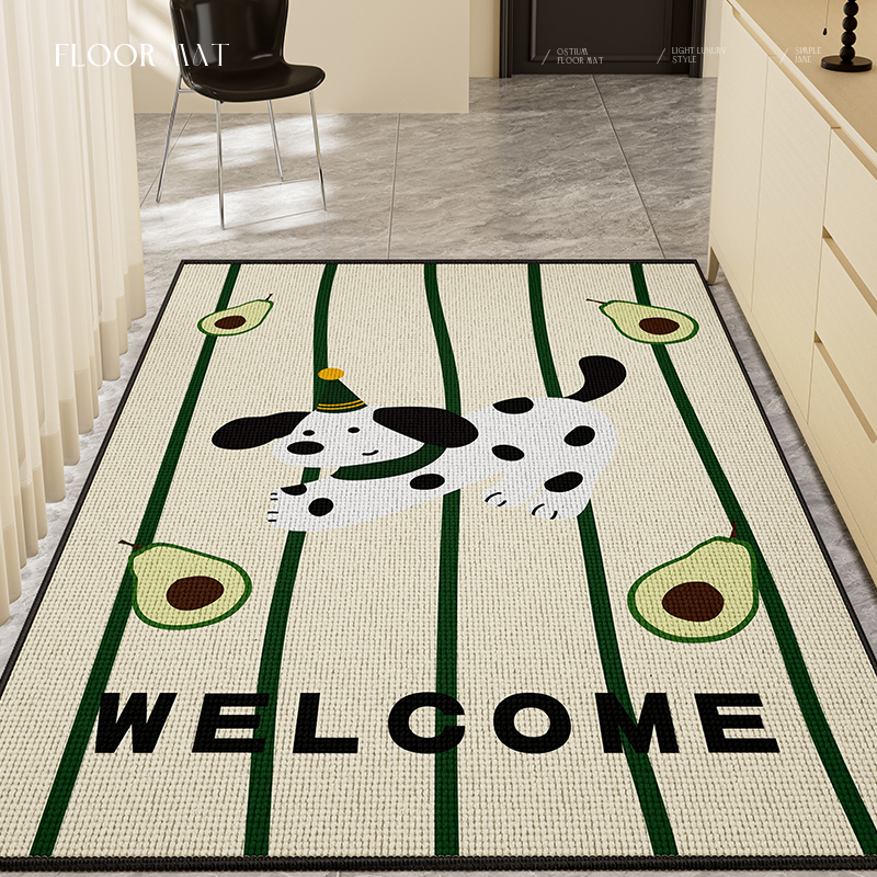 入户门地垫2024新款进门家用入户脚垫高级玄关地毯门口脚踏垫子