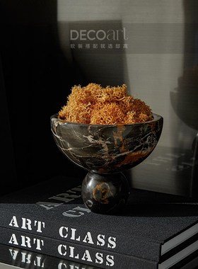 邸高家居 酒店样板间复古软装书房书柜中古装饰摆件 10套组合搭配