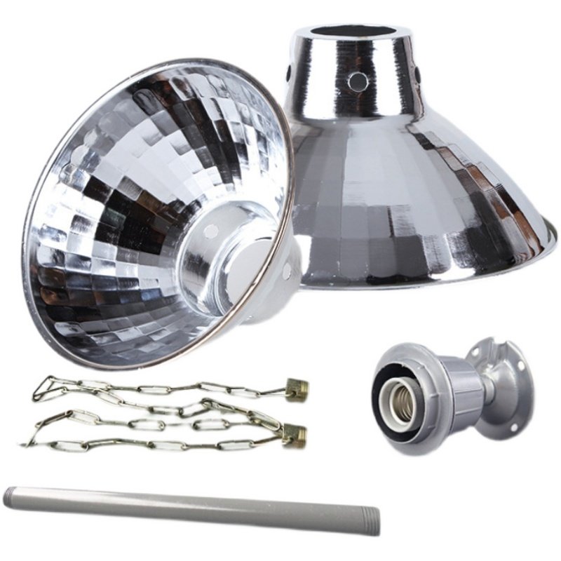 led工矿灯罩工厂车间仓库工业吊灯反光铝罩吊杆节能灯泡灯罩照明,家装灯饰光源,工矿灯具,淘宝优惠券,粉丝福利购,淘宝优惠卷