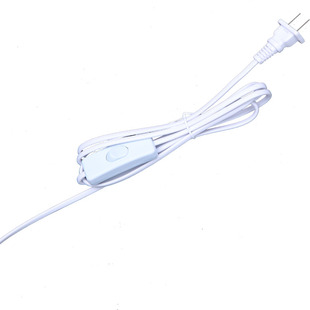 LED开关电源线1.8米303开关线插头线黑色白色调光开关台灯中规二