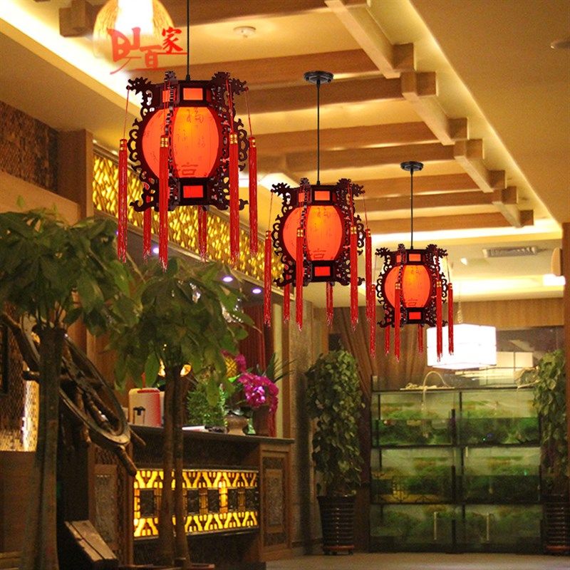 中式明清复古宫灯茶楼走廊大厅餐吊古典吊灯书房包厢卧室客厅吊灯