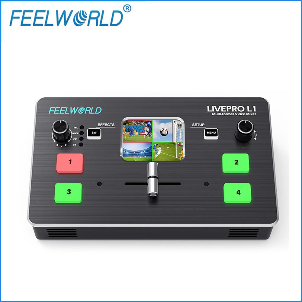 富威德LIVEPRO L1 4通道现场制作切换台 多机位现场制作媒体直播