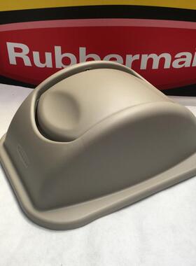 rubbermaid乐柏美免手动垃圾桶盖摇盖FG306700配FG295700使用