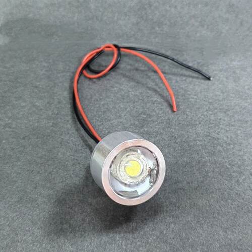 LED射灯外壳 工艺品照明灯配件 1W射灯套件明装散光60度点光源