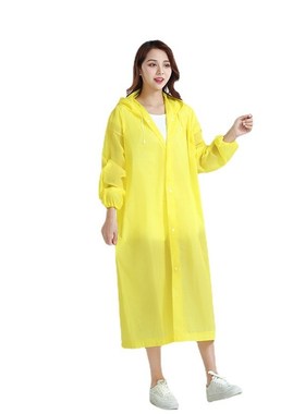 音乐节演唱会橙色紫色粉色蓝色旅行户外140克加厚EVA雨衣连体雨披