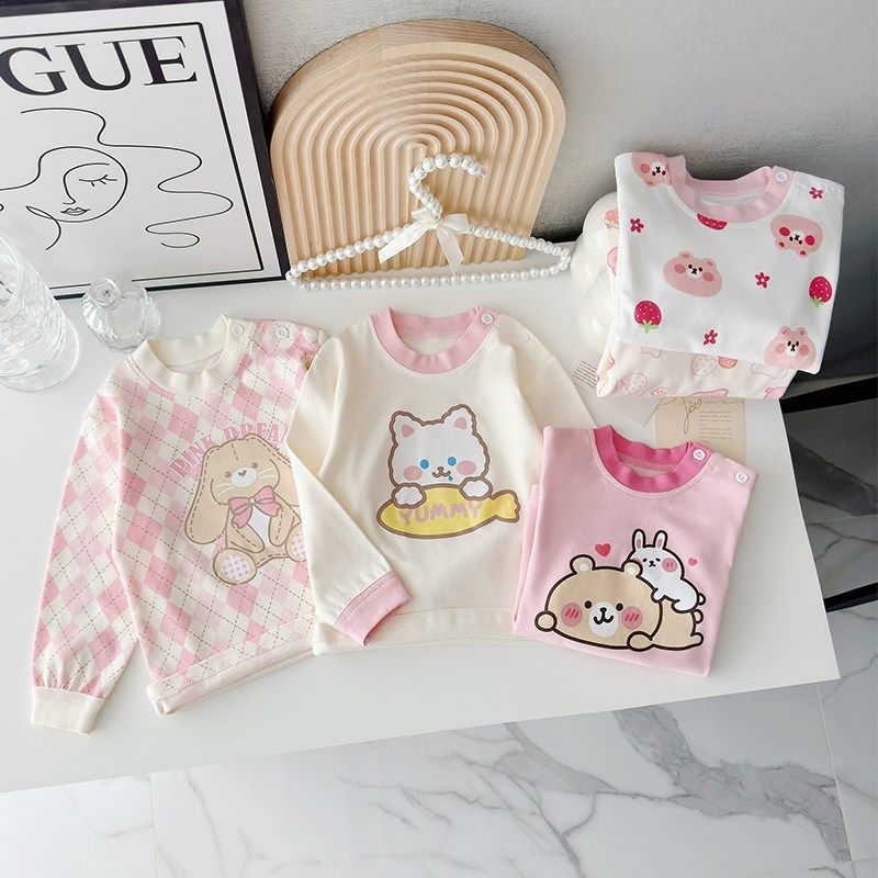 女童春秋纯棉长袖T恤宝宝男童保暖打底衫小儿童婴儿0-5岁上衣外穿,童装/婴儿装/亲子装,保暖上装,淘宝优惠券,粉丝福利购,淘宝优惠卷